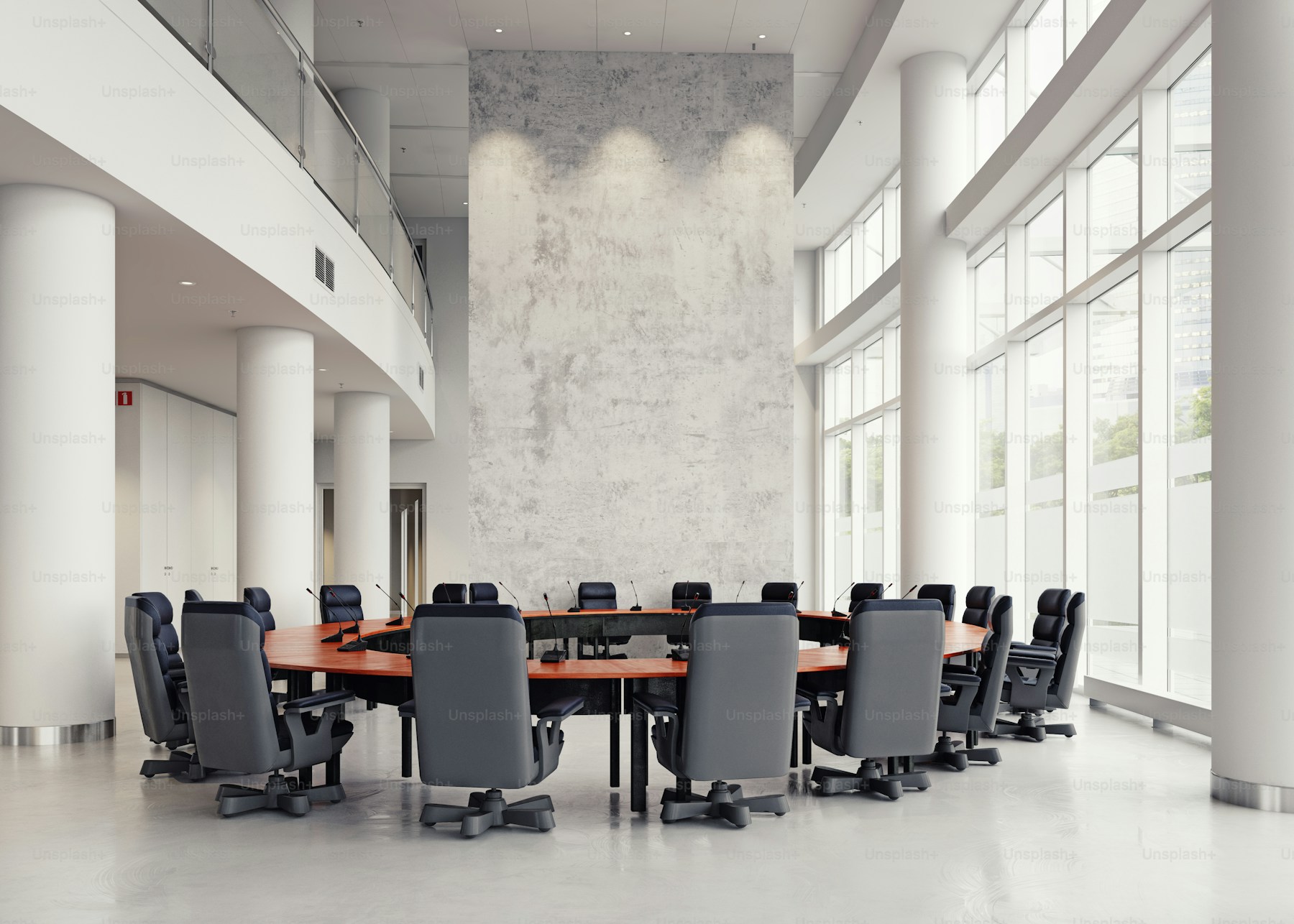 Modern meeting room for Opus consultation